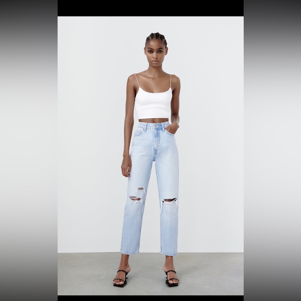 Zara mom jeans